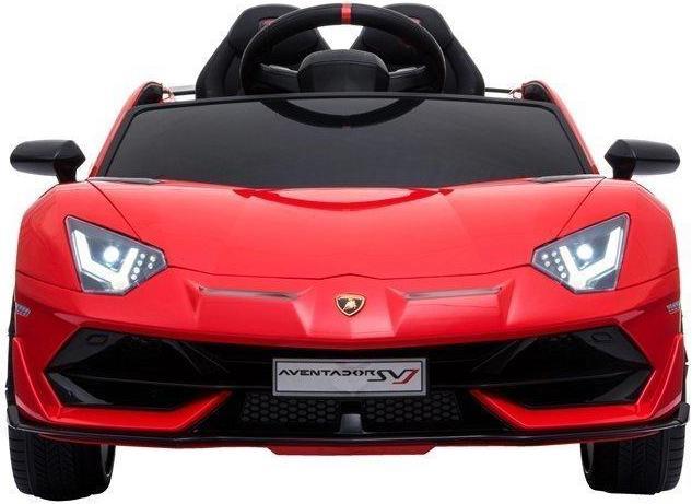 Productafbeelding Lean Toys Dubbele elektrische auto voor kinderen Lamborghini Aventador rood