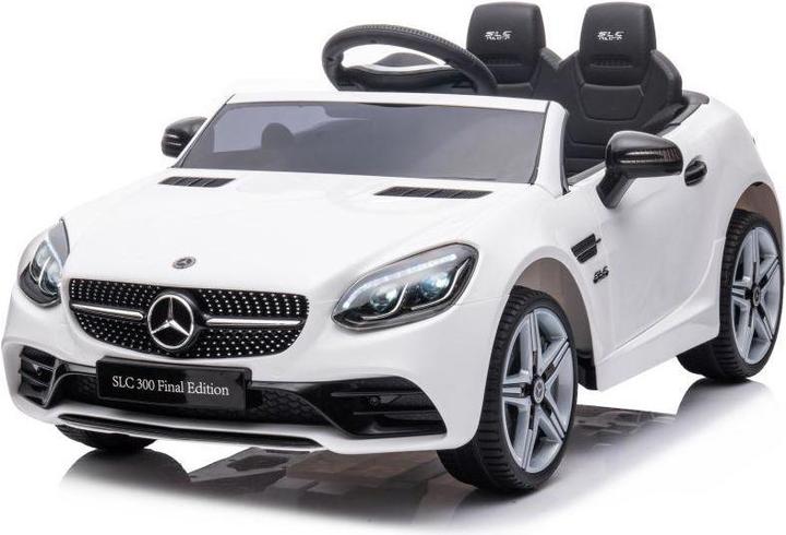 Productafbeelding Lean Toys Tweezits elektrische auto voor kinderen Mercedes SLC 300, wit