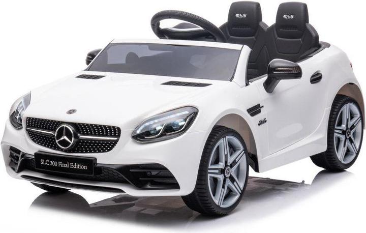 Productafbeelding Lean Toys Tweezits elektrische auto voor kinderen Mercedes SLC 300, wit