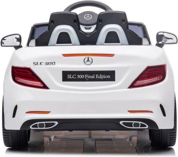 Productafbeelding Lean Toys Tweezits elektrische auto voor kinderen Mercedes SLC 300, wit