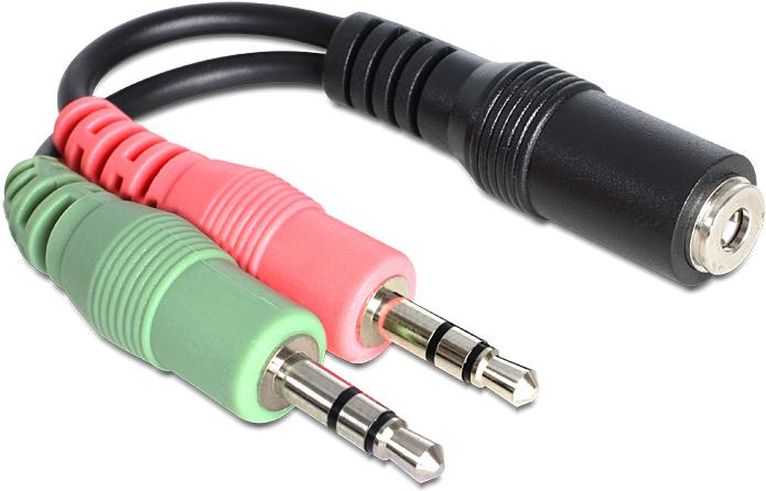 Delock Klinkenbuchse – 2 x Klinkenstecker (Klinkenadapter)