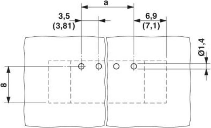 Actual product image Phoenix Contact Stiftgehäuse-Platine Polzahl Gesamt 5 Rastermass 3.5 mm 1011106 330