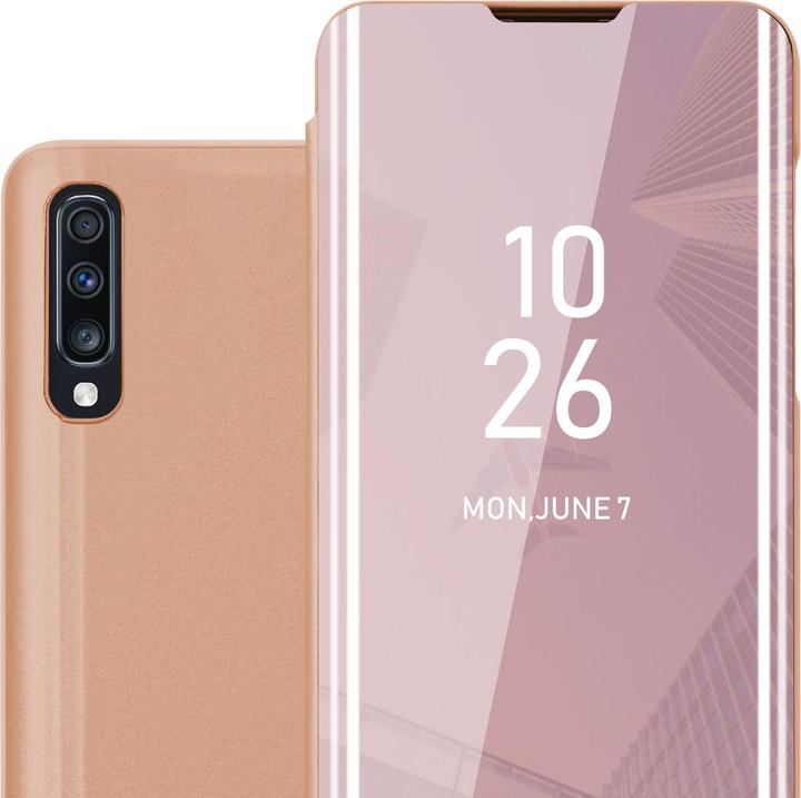 Actual product image Cadorabo Book Smart View Mirror Cover (Samsung Galaxy A70S, Samsung Galaxy A70)