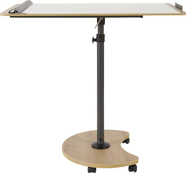 Actual product image Rocada Flipchart table, magnetic, 69x99 cm, wood look