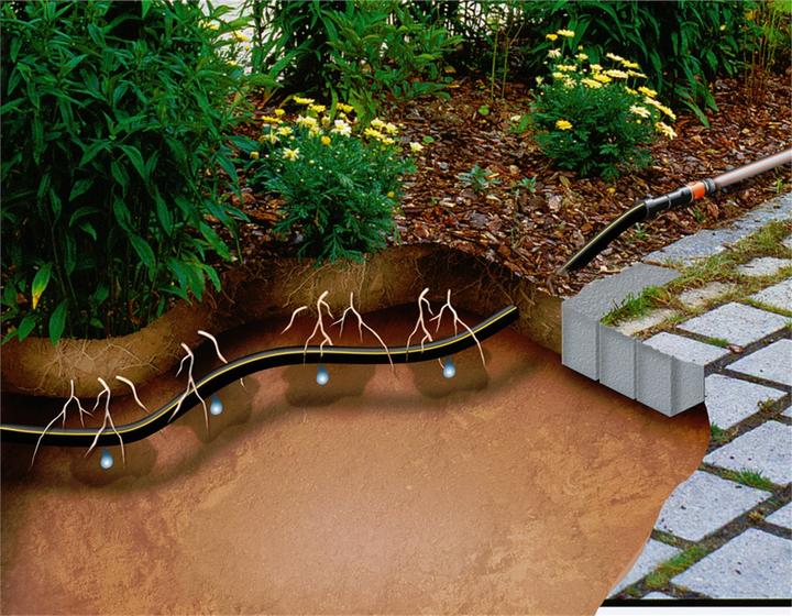 Actual product image Gardena Extension of the drip pipe underground (Drip hose + drip tube)