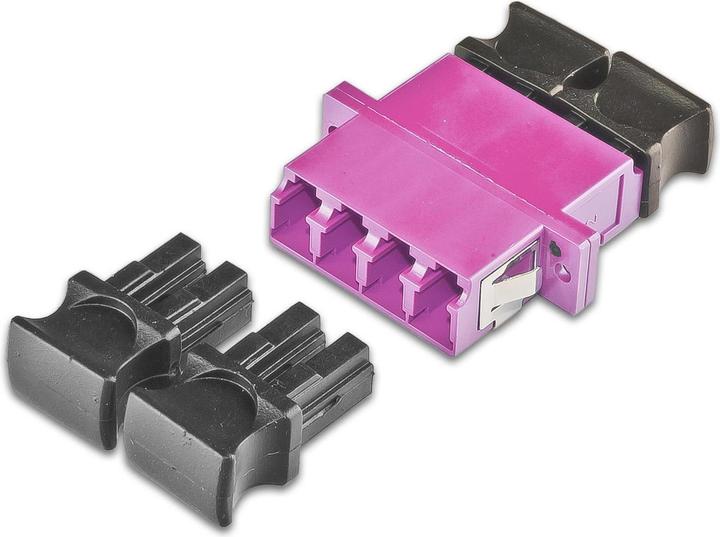 Lightwin LWL Kupplung LC-LC (4-fach), OM4 (Netzwerk Kupplung)