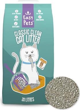 Actual product image Easypets Classic Clean Clontvormende Kattenbakvulling (Clumping, 20.40 kg)