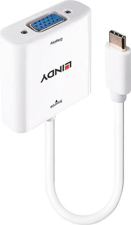 Actual product image Lindy USB Type C to VGA Converter (USB-C, 11 cm)