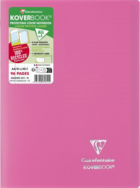 Produktbild Clairefontaine Koverbook (A4, Kariert, Harter Einband)
