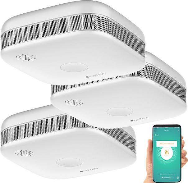 Produktbild VisorTech 3er-Set WLAN-Design-Rauchmelder