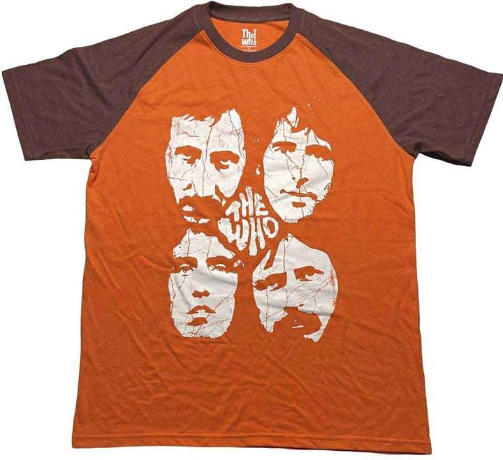 Produktbild The Who Faces (BrownOrange) Raglan (XL)