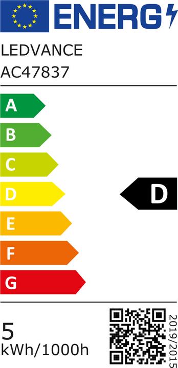 Energy Label Osram Dulux (G23, 4 W, 550 lm, 1 x, D)