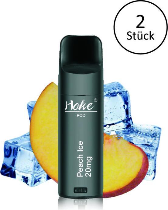Hoke Cartouches Pod (2 pièces) Peach Ice (Pêche, Glace)