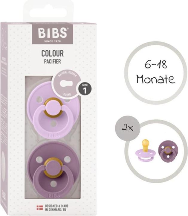 Immagine prodotto Bibs Schnuller Schnuller - Colour 2er Pack - Violet Sky (2 x, 6 - 18 M.)