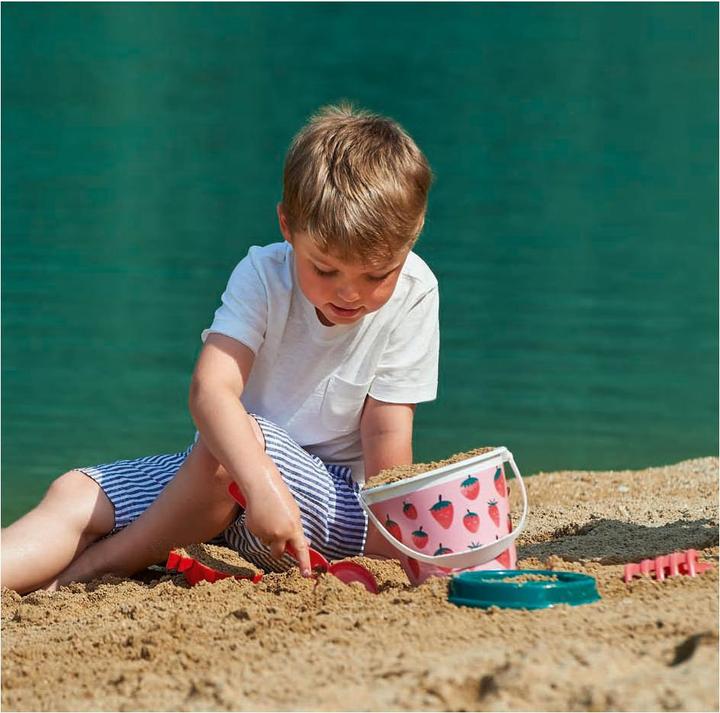 Actual product image Ecoiffier strawberry sand bucket set