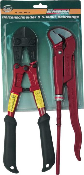 Actual product image Mannesmann 2-piece set bolt cutters 300 mm and (395 mm)