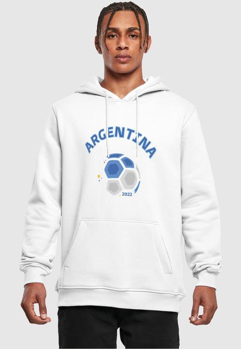 Immagine prodotto Merchcode Felpa con cappuccio Argentina Football Dress Heavy - 113209 (XS)