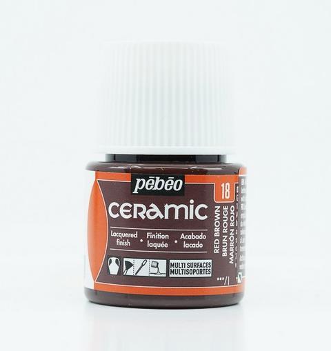 Produktbild Pebeo Keramikfaben (Rotbraun, 45 ml)