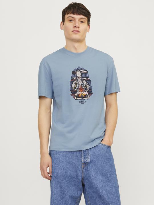 Image du produit Jack & Jones Jorseven Skull Tee Ss Crew Neck Sn (XS)