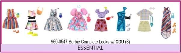 Image du produit Barbie Fashions Outfits (Assortis - 1 pack)