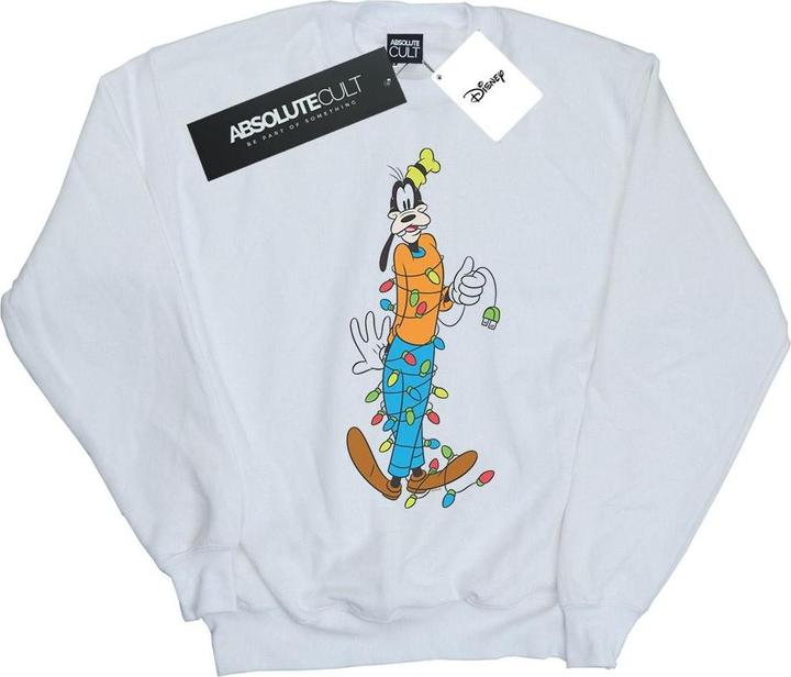 Disney Goofy Christmas Lights Sweatshirt (XL)