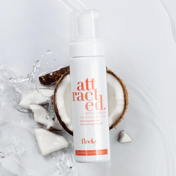 Produktbild Fleeky Self Tan Mousse mit Kokosnuss Extrakt (Selbstbräunungsschaum, 200 ml)