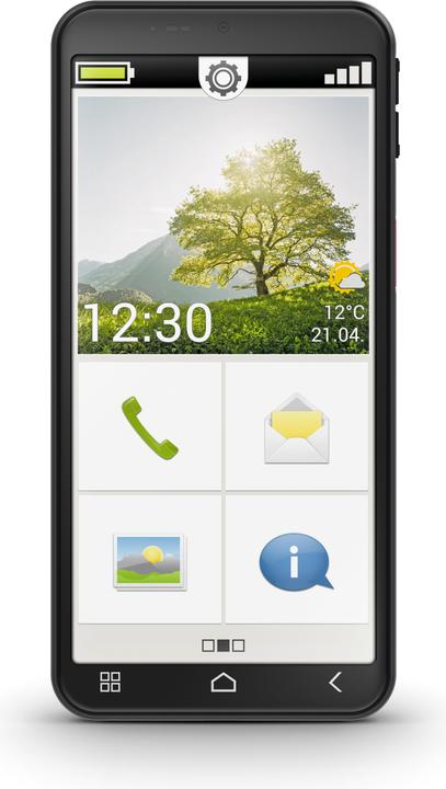 Actual product image Emporia ME7 (128 GB, Black, 5.45", Single SIM, 13 Mpx, 4G)