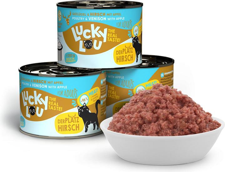 Actual product image Lucky Lou Cat wet food (Adult, 1 pcs., 241 g)