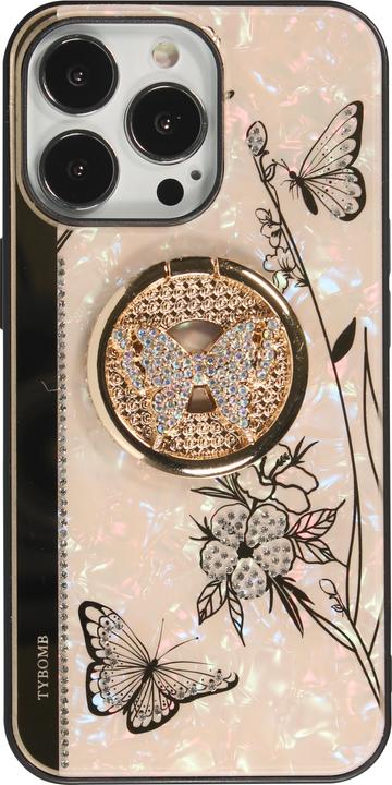 Perlmutt Schmetterling Strass
