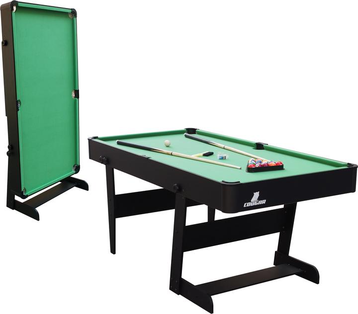 Cougar Hustle L faltbarer Billardtisch (144 x 68  cm)