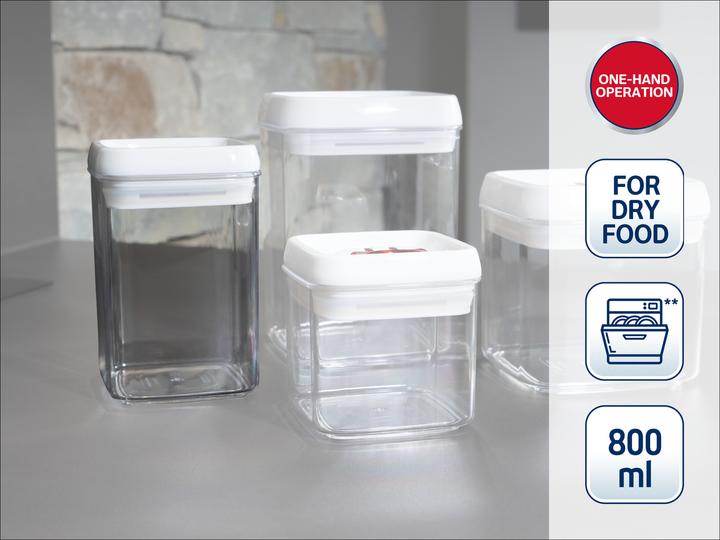 Actual product image Leifheit Storage container Fresh&Easy 800 ml square (0.80 l)