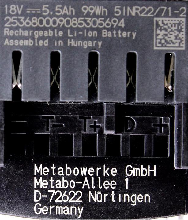 Produktbild Metabo Basis-Set (18 V)