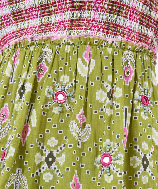 Image du produit Joe Browns Checkered Shirred Bodice Embellished Maxi Dress