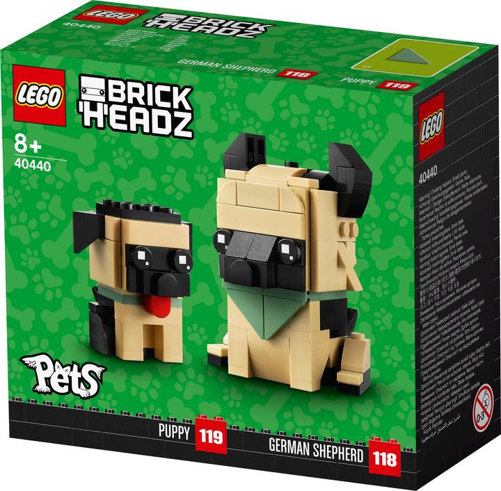 Actual product image LEGO German Shepherd (40440, LEGO Brickheadz)