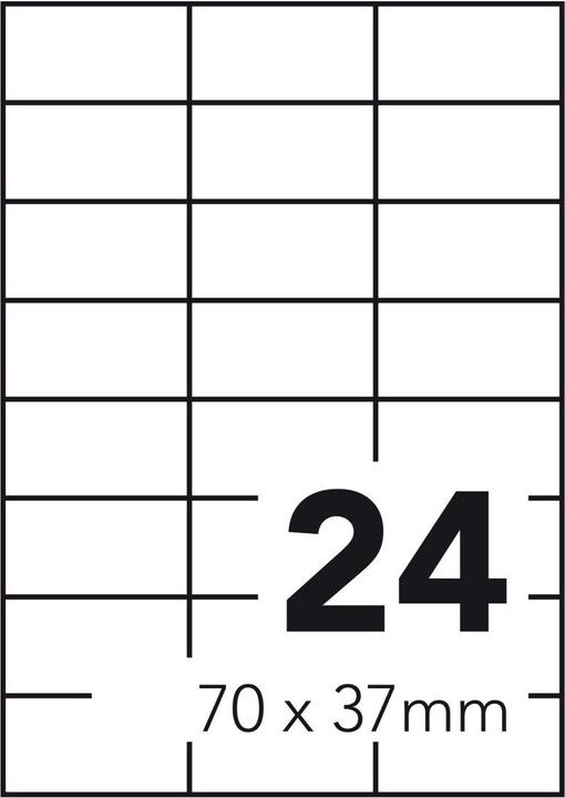 Actual product image MediaRange Universal labels, strong adhesive 1.200 labels