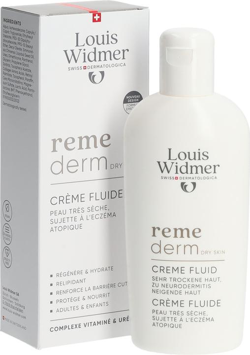 Produktbild Widmer Louis Remederm Creme Fluide ohne Parfum 200 ml (200 ml, Gesichtsbalsam)