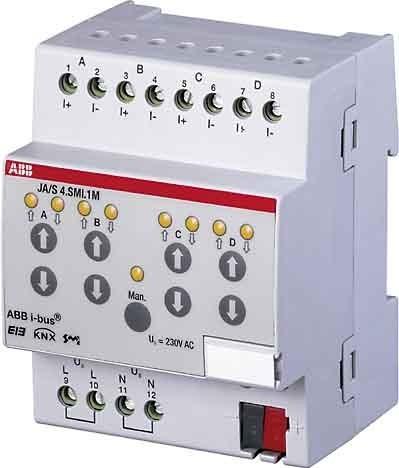 Actual product image ABB JA/S4.SMI.1M JA/S4.SMI.1M Blind actuator Man, 4F, SMI (Shutter actuator)