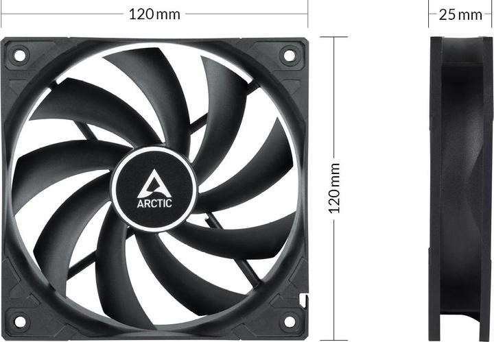 Produktbild Arctic F12 PWM PST CO Lüfter (120 mm, 1 x)