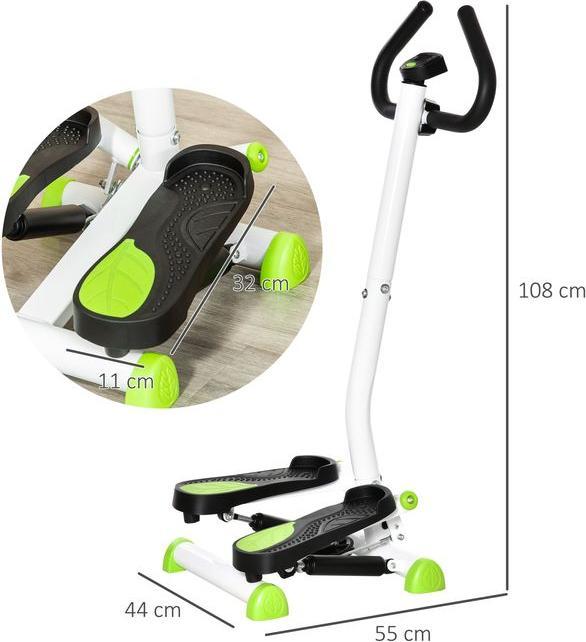 Produktbild Swisshandel24 Stepper Fitness Swing Stepper inkl. LCD Bildschirm & Handgriff