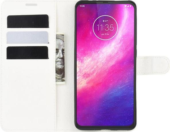 Produktbild MU Classic Litchi Leder Bookcover Series (Motorola One Hyper)