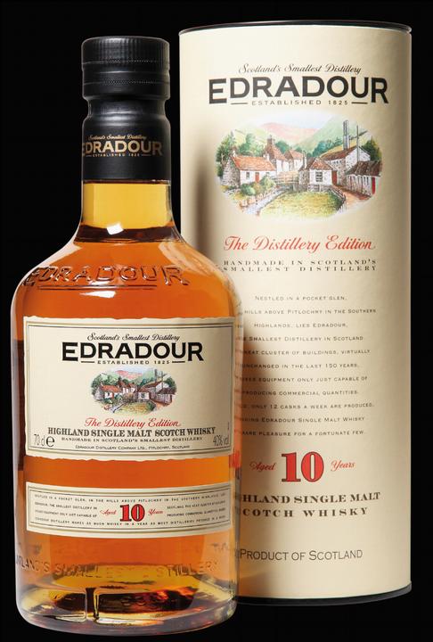 Edradour 10 Years (Single Malt, Scotch Whisky, 1 x 70 cl)