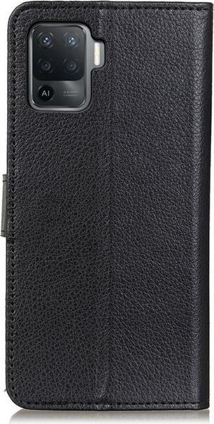 Actual product image MU Classic Litchi Leather Bookcover Series (Oppo A94)