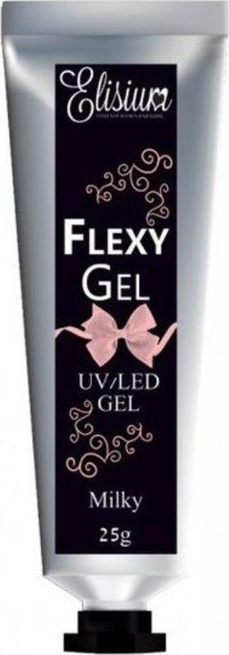 Elisium Flexy Gel gel for nail extension Milky 25g (Haargel)