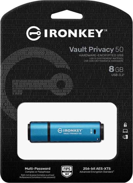 Produktbild Kingston IronKey Vault Privacy 50 (16 GB, USB-A)
