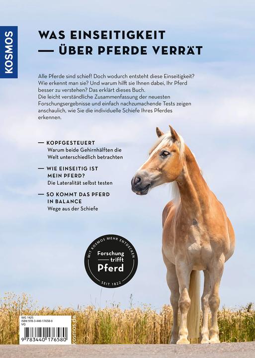 Produktbild Kosmos Lateralität bei Pferden (Deutsch, Isabell Marr, Farmer, Kate Konstanze Krger, 2024)