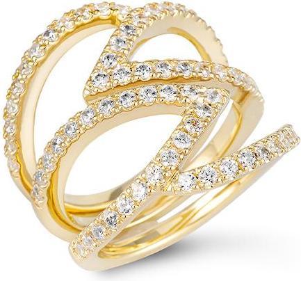 Breuning RING - BRILL. 1,40 Ct. H/si (57, 585/14 K Gold)