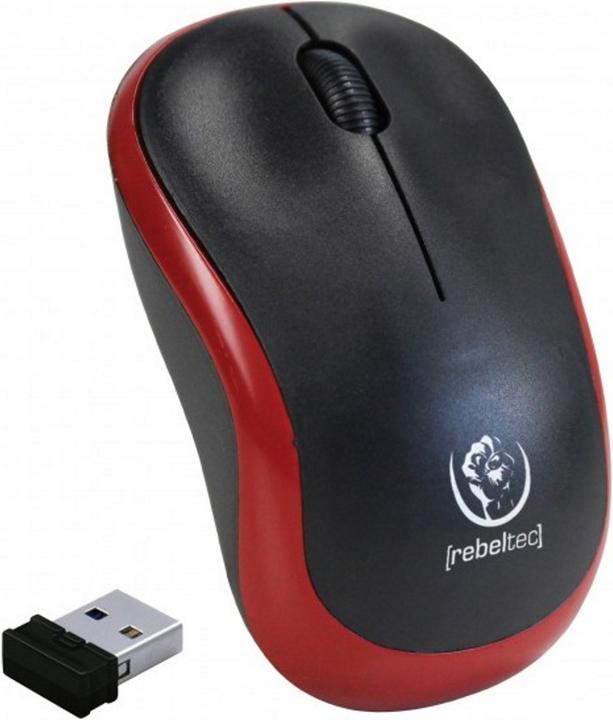 Actual product image Rebeltec optical BT mouse METEOR red (Wireless)