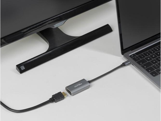 Image du produit Delock Adaptateur USB Type-C™ vers HDMI (DP Alt Mode) 8K avec fonction HDR (HDMI, 20 cm)