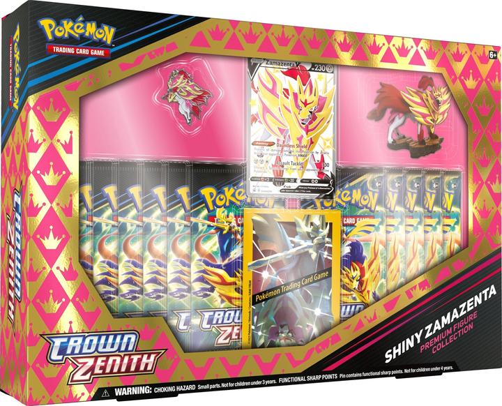 Image du produit Pokémon Zacian/Zamazenta Premium Figure Box (Anglais, Pack de boosters)
