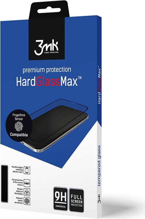Image du produit 3MK HardGlass Max FingerPrint for Samsung Galaxy S10 black frame (1 pièce(s), Samsung Galaxy S10)